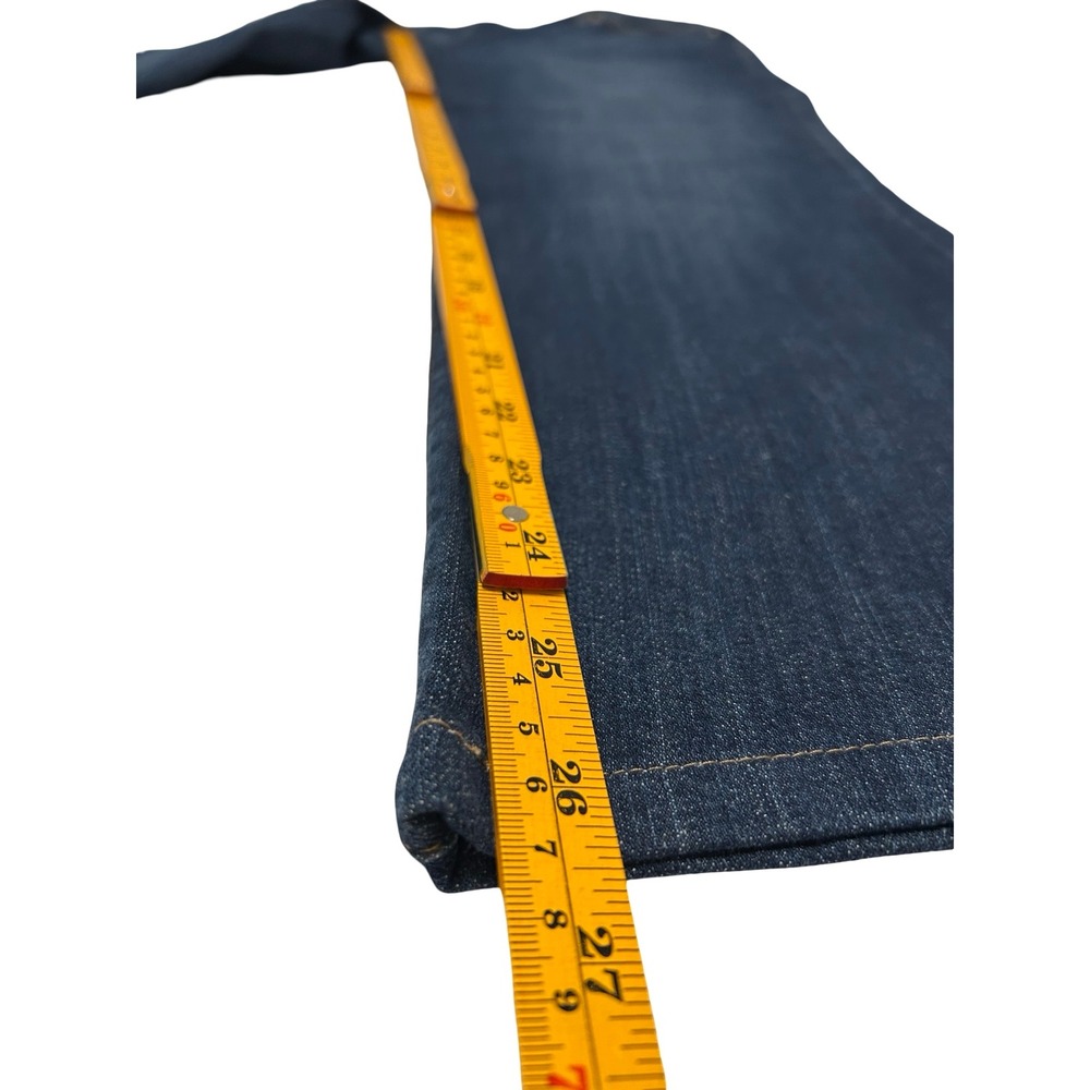 Levis 505 Straight Leg Jeans Womens 30 Dark Wash Blue Denim 15505-0111 - Picture 8 of 8
